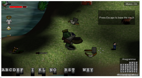Screenshot of Wordsmith gameplay